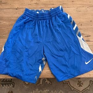 Nike boys Athletic Shorts in Blue and White